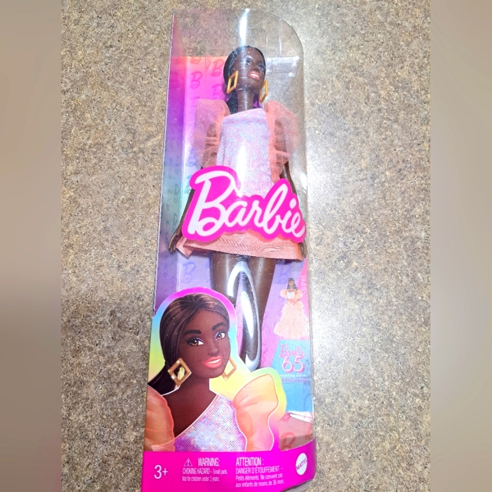 65th anniversary Peach Barbie
